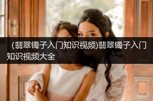 （翡翠镯子入门知识视频)翡翠镯子入门知识视频大全