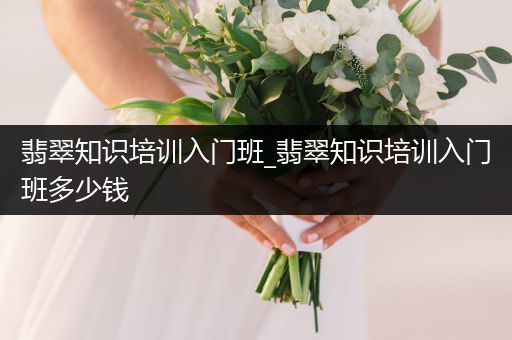 翡翠知识培训入门班_翡翠知识培训入门班多少钱