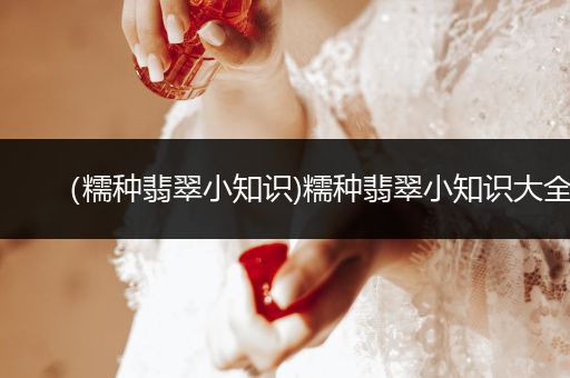 （糯种翡翠小知识)糯种翡翠小知识大全